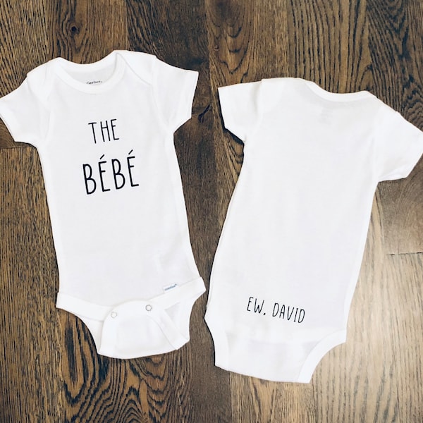 Schitt’s Creek The Bebe, Ew, David Bodysuit, Schitt’s Creek Bodysuit, Schitt's Creek Baby Sprinkle, Funny Schitt's Creek Baby, Ew David