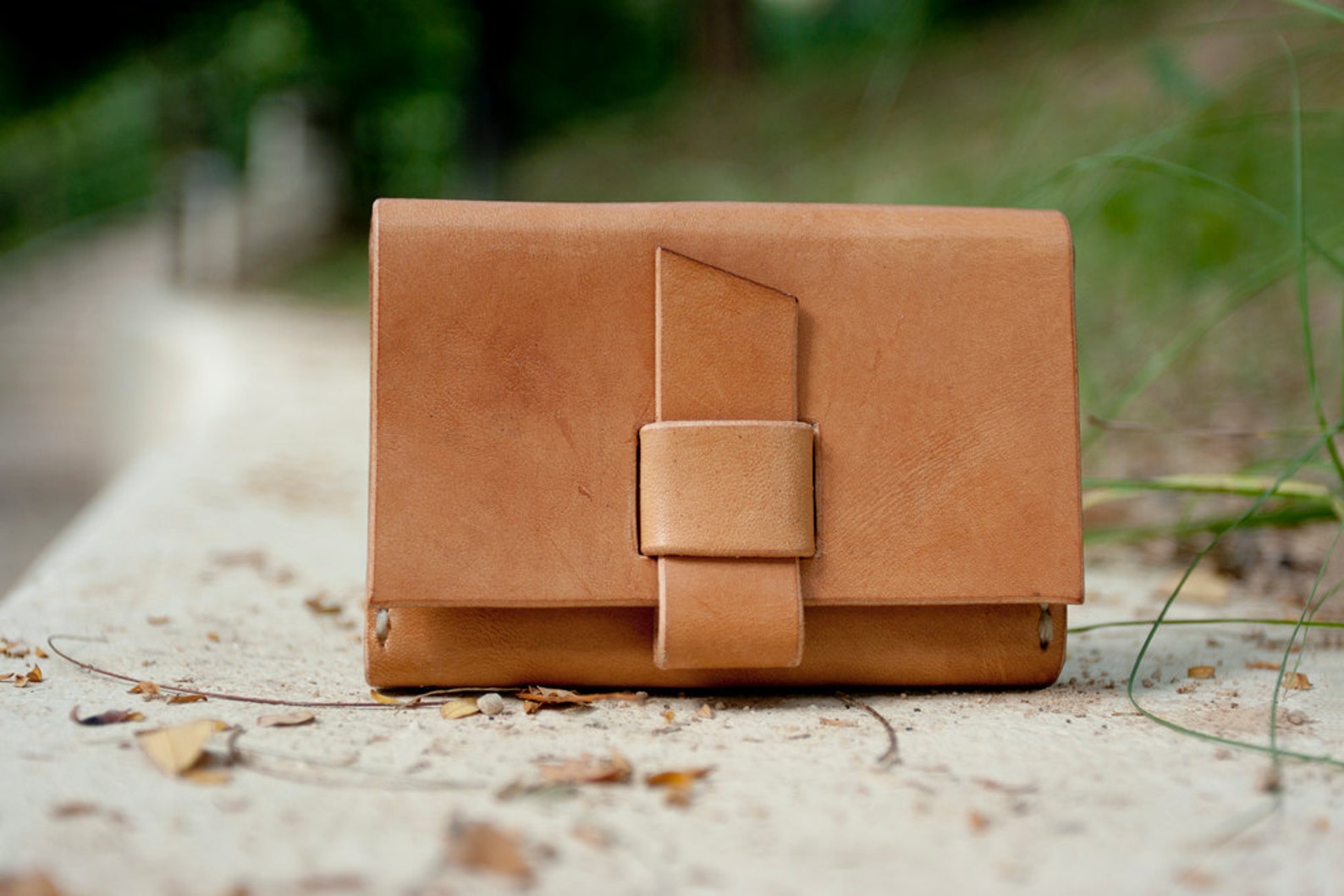 Handmade Leather Card Holder Made to Order Etsy