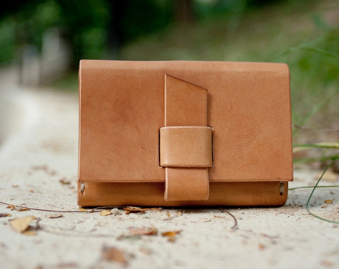Handmade Leather Card Holder Etsy
