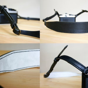 Black Premium Camera Neck Strap RING made to order image 5