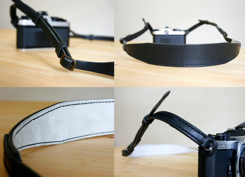 Black Premium Camera Neck Strap RING Made to Order Etsy