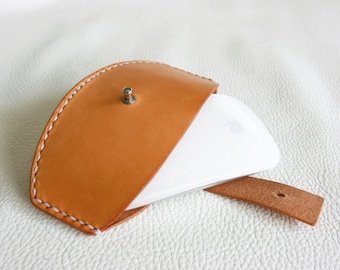 Handmade Leather magic mouse case - made to order