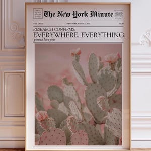 Trendy kunst aan de muur kranten, digitale muurkunst, trendy wanddecoratie, kunst aan de muur slaapzaal, esthetische muurkunst, vintage geïnspireerd, zwart-witte kunst