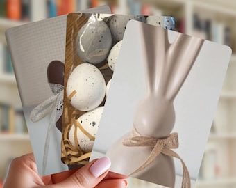 Anthropologie Inspired Easter Kindle Inserts for Clear Case | Neutral Spring Bunny | Vintage Easter | Kindle Paperwhite Basic Colorsoft