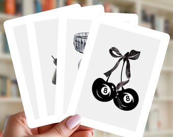 Grey Coquette Kindle Insert | Bow Ribbon Art for Clear Cases (Paperwhite, Basic, Colorsoft)
