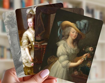 Marie Antoinette Set I Kindle Insert | Rococo French Portrait Decor