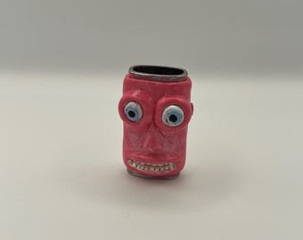 Pink lighter case monster