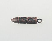 5 pcs.Zinc Copper Tone Ammunition Bullet Decorations Findings 7x31 mm. Bul Cop 731 3 CHM SP