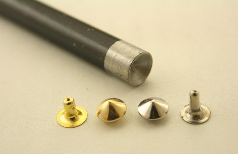 Cone Metal Rivet Stud Decorative Rivets Silver Tone 6 Mm. 300 Etsy