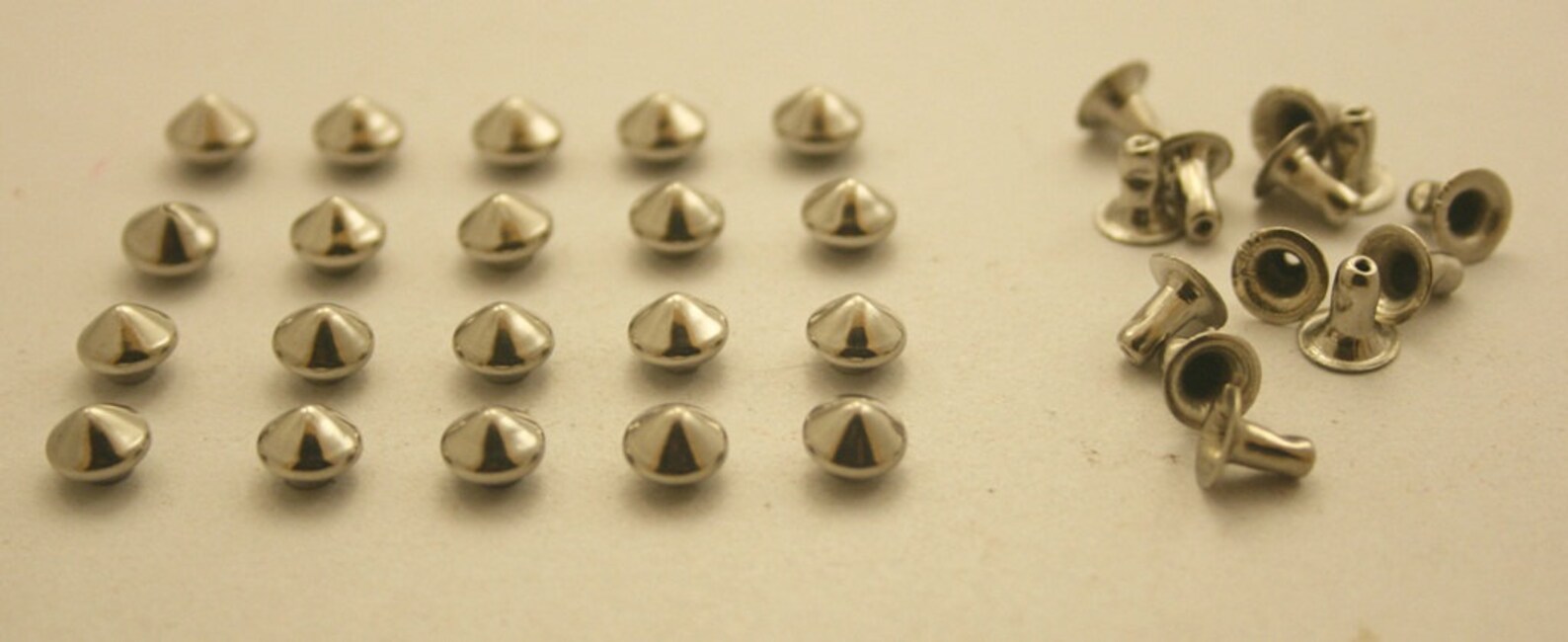 Cone Metal Rivet Stud Decorative Rivets Silver Tone 6 Mm. 100 Etsy