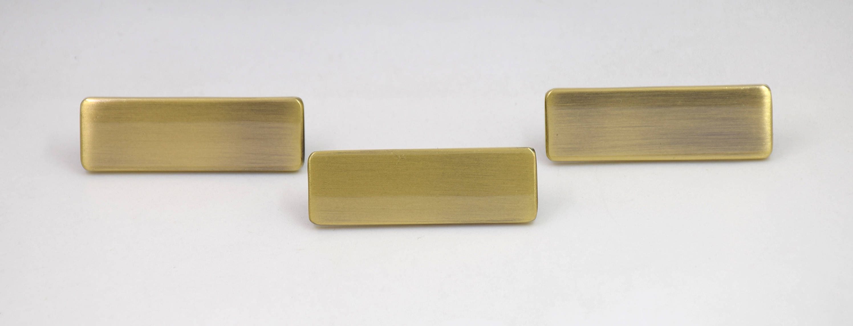 Blank Metal Name Tags Metal Labels Luggage Tags Studs Brush Etsy UK