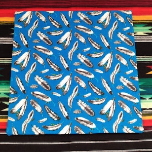 Handcrafted Feather Print Mouse pad - style 2