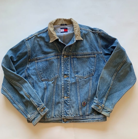 vintage tommy hilfiger denim jacket