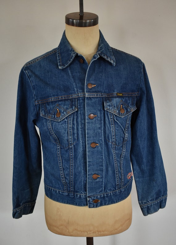 Vintage Wrangler Two Pocket Denim Trucker Jacket S