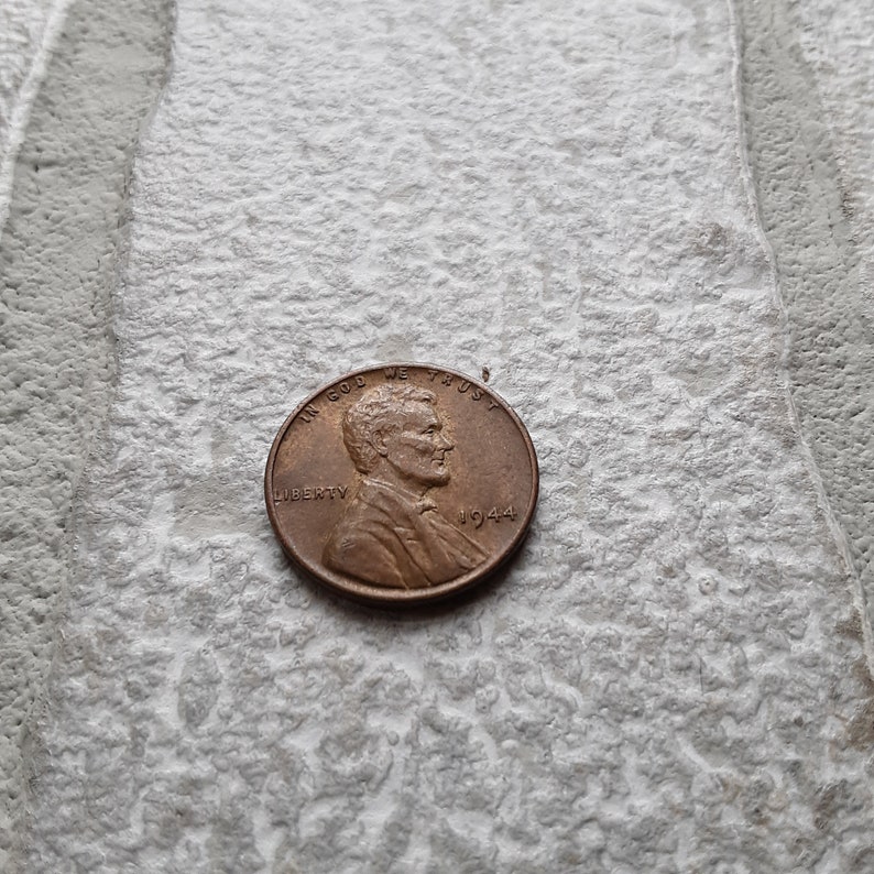 Download 1944 Wheat Penny No Mint Mark Vintage Lincoln Copper Penny | Etsy