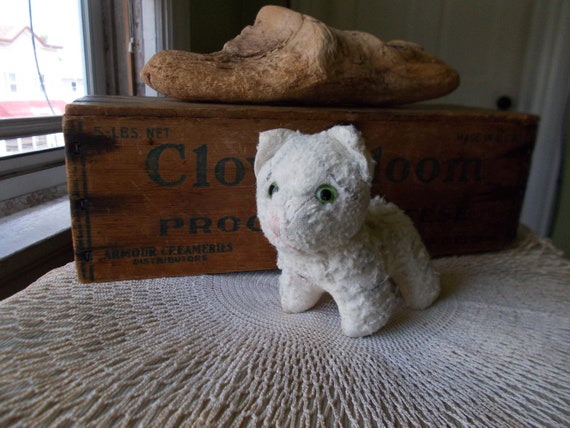 vintage stuffed cat