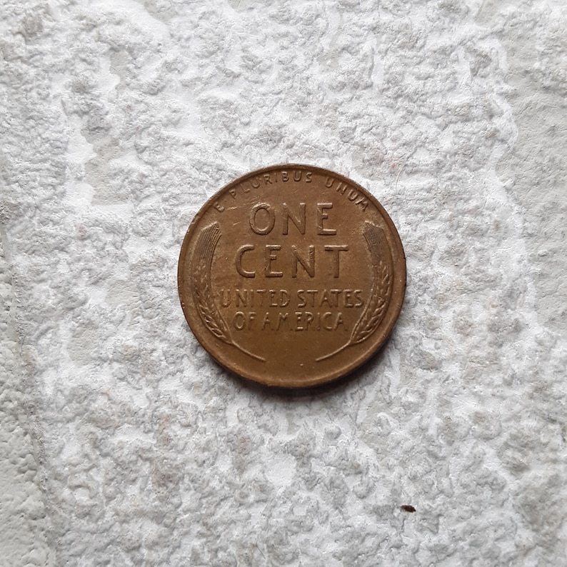 Download 1944 Wheat Penny No Mint Mark Vintage Lincoln Copper Penny | Etsy