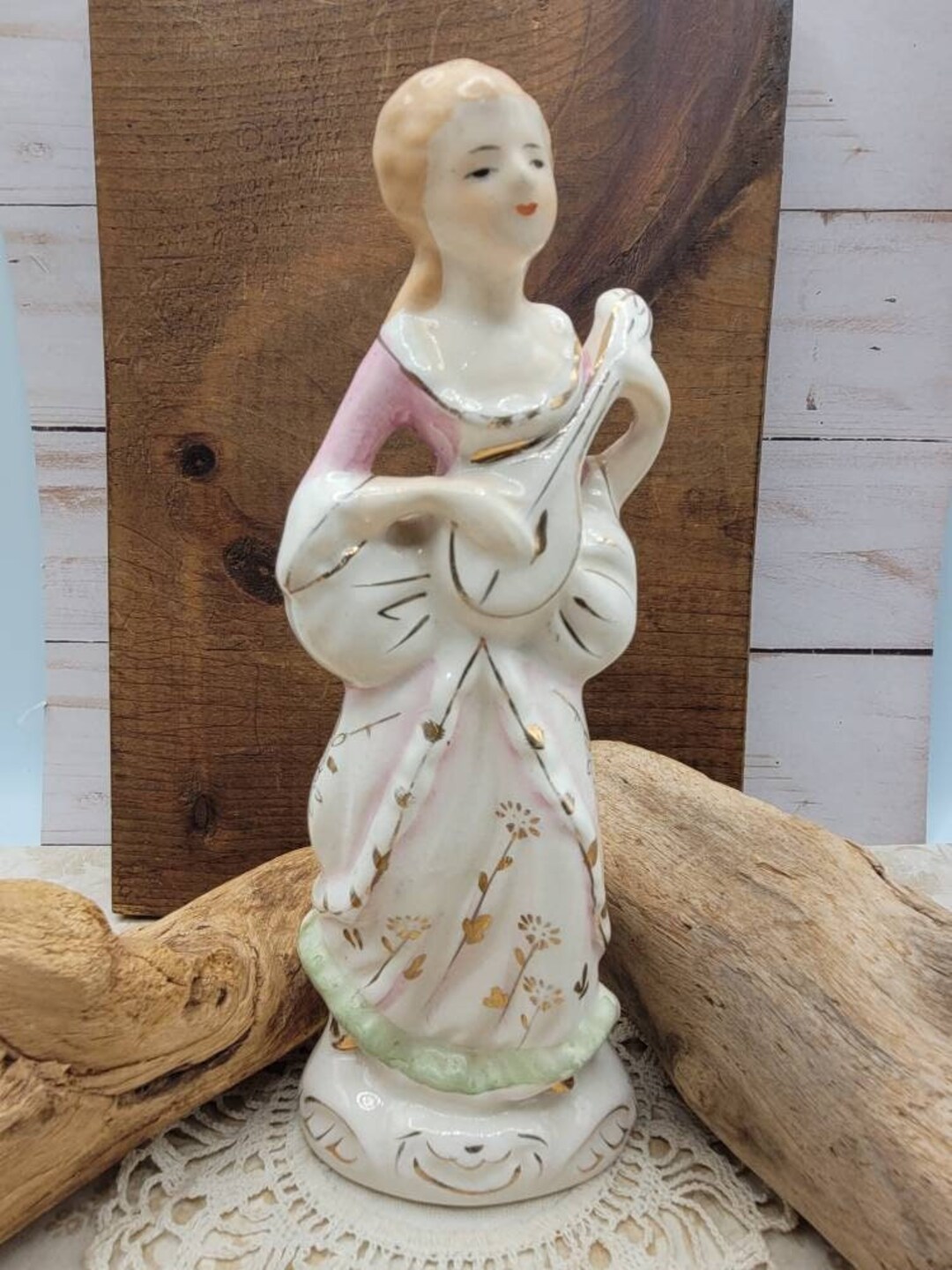 Victorian Lady Figurine 1920's Etsy