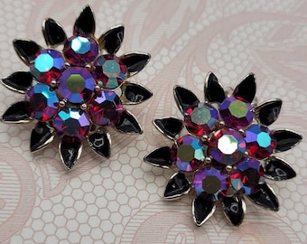 Vintage Lisner Cluster Earrings