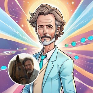 Retrato de ciencia ficción personalizado, avatar de dibujos animados personalizado con temática espacial, arte digital futurista, ilustración de fantasía galáctica