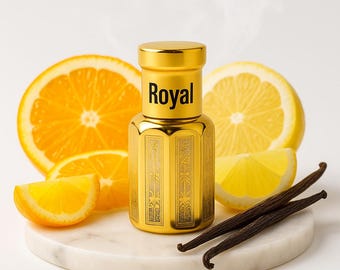 Dahab Aromas Royal Perfume Oil Długotrwały 100% bezalkoholowy Cytrusowo-waniliowy