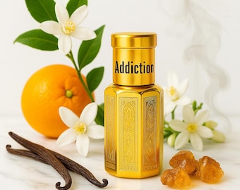 Perfumy w olejku Dahab Aromas Pearl o długotrwałym zapachu, w 100% bez alkoholu, wanilia, karmel, jaśmin