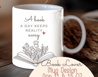 11oz mug wrap 15oz mug wrap sublimation mug png book lover coffee mug printable gift introvert tea mug digital mug design cricut floral wrap