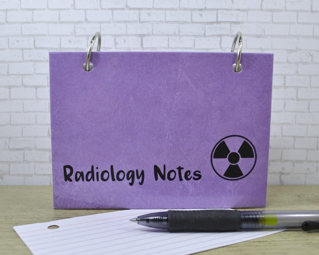 Radiology Tech Student Personalized Index Card Binder, Create and ...
