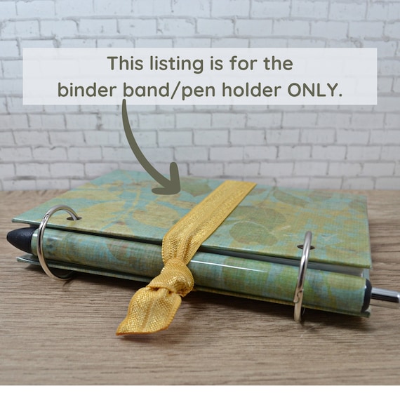 Binder Band Pen Holder for Index Card Binders - Etsy