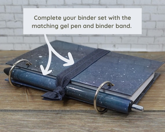 note card ring binder 3x5 Card Binder Traditional Style