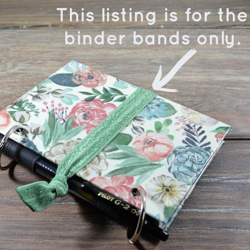 Binder Band Pen Holder for Index Card Binders Etsy