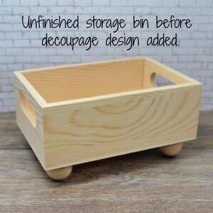 Storage Bin, Faux Ship Lap Design, Index Card Desk Organizer, Kitchen Recipe Holder image 7