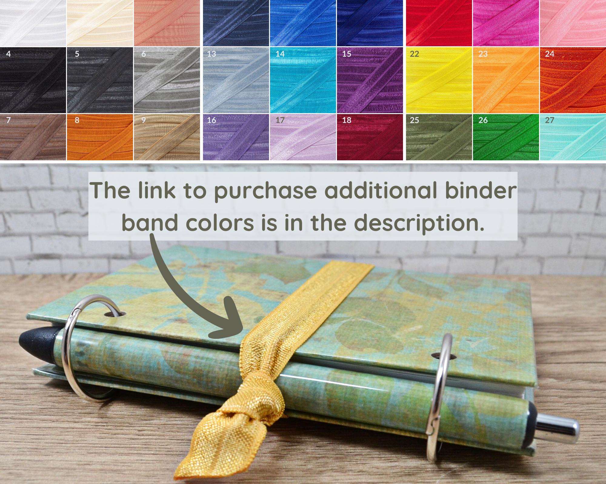 Index Card Binder, Faux Aged Leather, Meeting Notes or Contact Book, Blank  Tab Dividers, Matching Gel Pen and Binder Band Available - Etsy