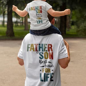 Vater und Sohn Shirt, beste Freunde fürs Leben T-Shirt, passendes Papa und Sohn T-Shirt, Vatertagsgeschenk Shirt, süßes Papa und Kind Outfit, Unisex T-Shirt