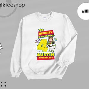 Anpassad fototröja med Toy Story-motiv, Buzz Lightyear-familjematchande t-shirts (T-shirt/sweatshirt) bild 14