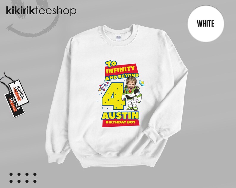 Anpassad fototröja med Toy Story-motiv, Buzz Lightyear-familjematchande t-shirts (T-shirt/sweatshirt) bild 14