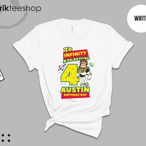 Anpassad fototröja med Toy Story-motiv, Buzz Lightyear-familjematchande t-shirts (T-shirt/sweatshirt) bild 2