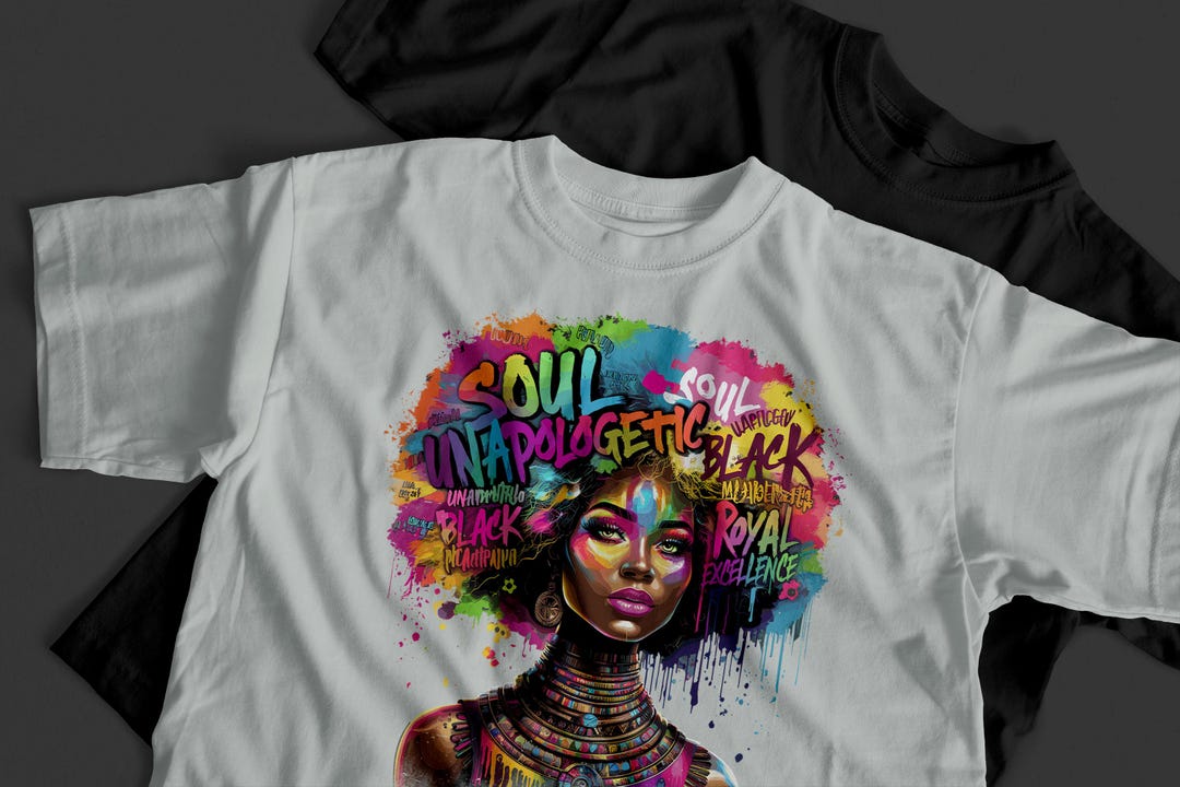Unapologetic Black Queen Shirt, Afrocentric Soul Expression Tee