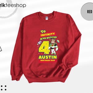 Anpassad fototröja med Toy Story-motiv, Buzz Lightyear-familjematchande t-shirts (T-shirt/sweatshirt) bild 16