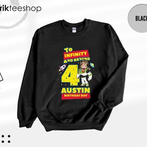 Anpassad fototröja med Toy Story-motiv, Buzz Lightyear-familjematchande t-shirts (T-shirt/sweatshirt) bild 13