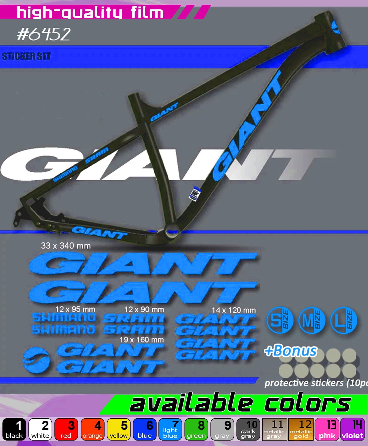 Giant Bike Stickers Australia