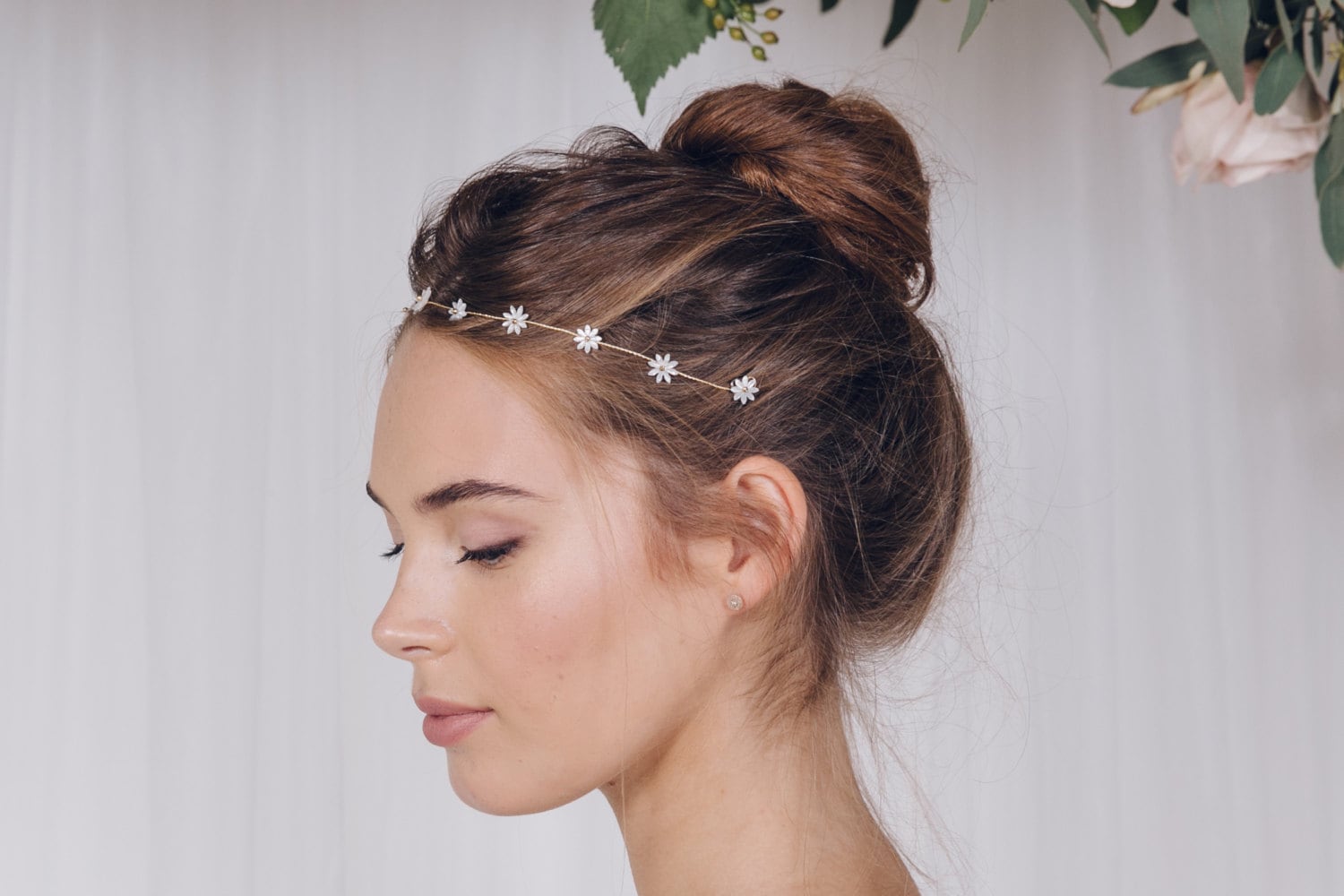 Fiori Fascia 10 Pezzi Multicolore Fasce Corona di Fiori Ghirlanda con Il Nastro Elastico Regolabile per Donne Ragazze Festival Matrimonio Festa