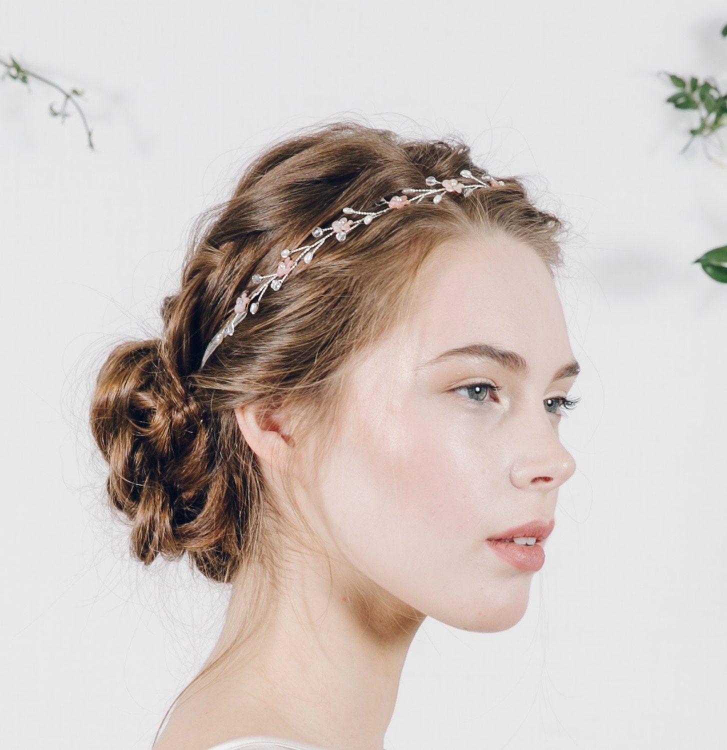 Pearl Knot Headband in Pink – Missy Sue