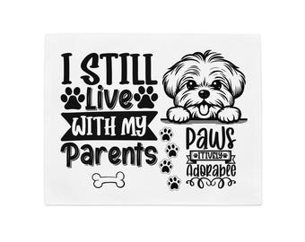 Set of 4 Personalized Custom Dog Placemat for Water and Food Bowls 40 Options Customized Dog Breed and Name