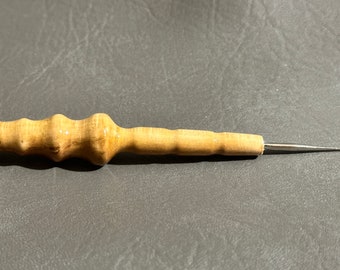 Handmade Wooden Crochet Handle 1mm