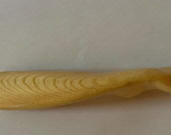 Right Hand Ergonomic Wooden Crochet Hook: Handmade