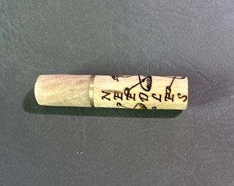 Laser Engraved Wooden Needle Holder wood design