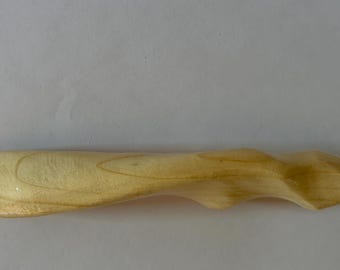 Right Hand Ergonomic Wooden Crochet Hook: Handmade