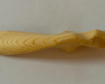 Right Hand Ergonomic Wooden Crochet Hook: Handmade