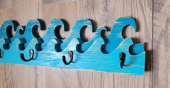 Wave towel online rack